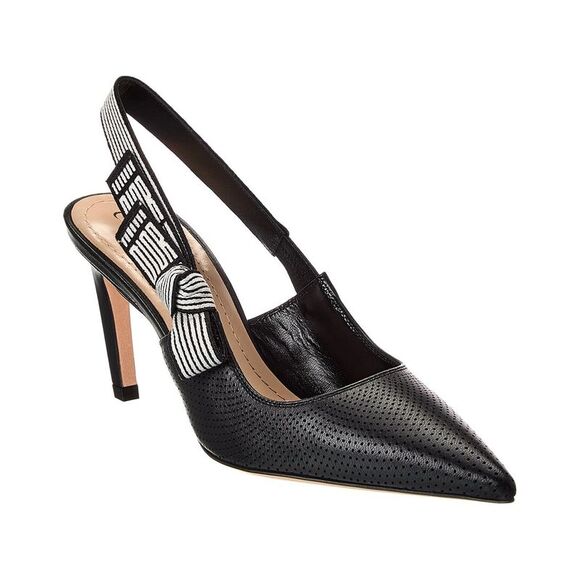 Dior J'adior Leather Slingback Pump Black